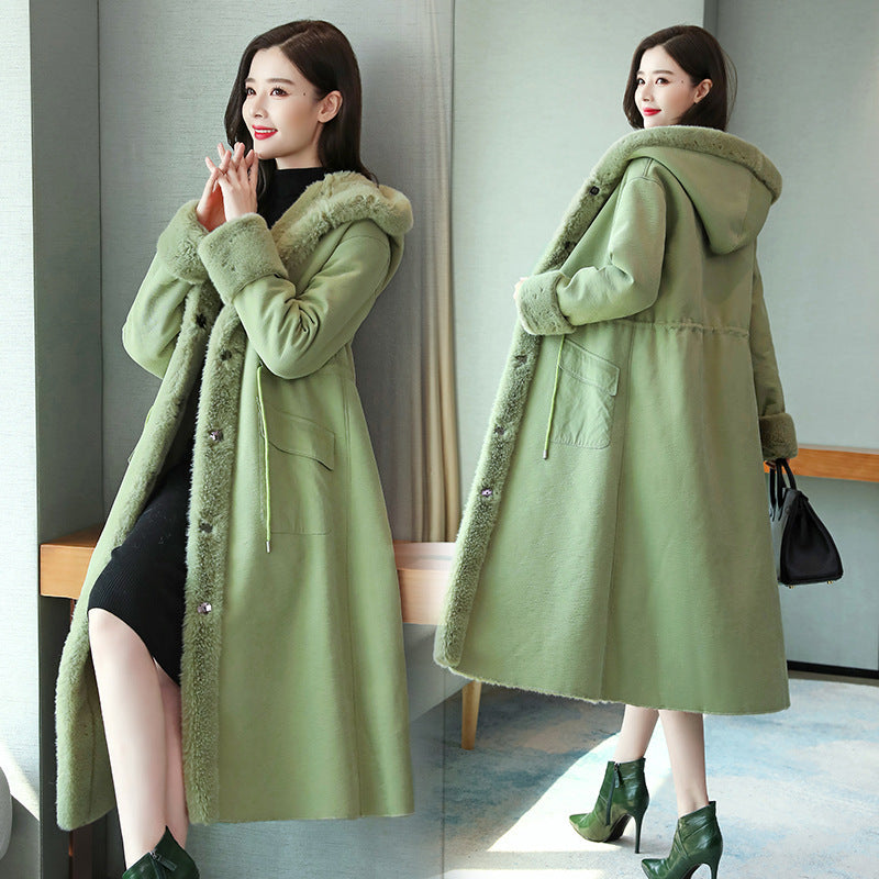 Winter Cotton-padded Jacket Fur Coat
