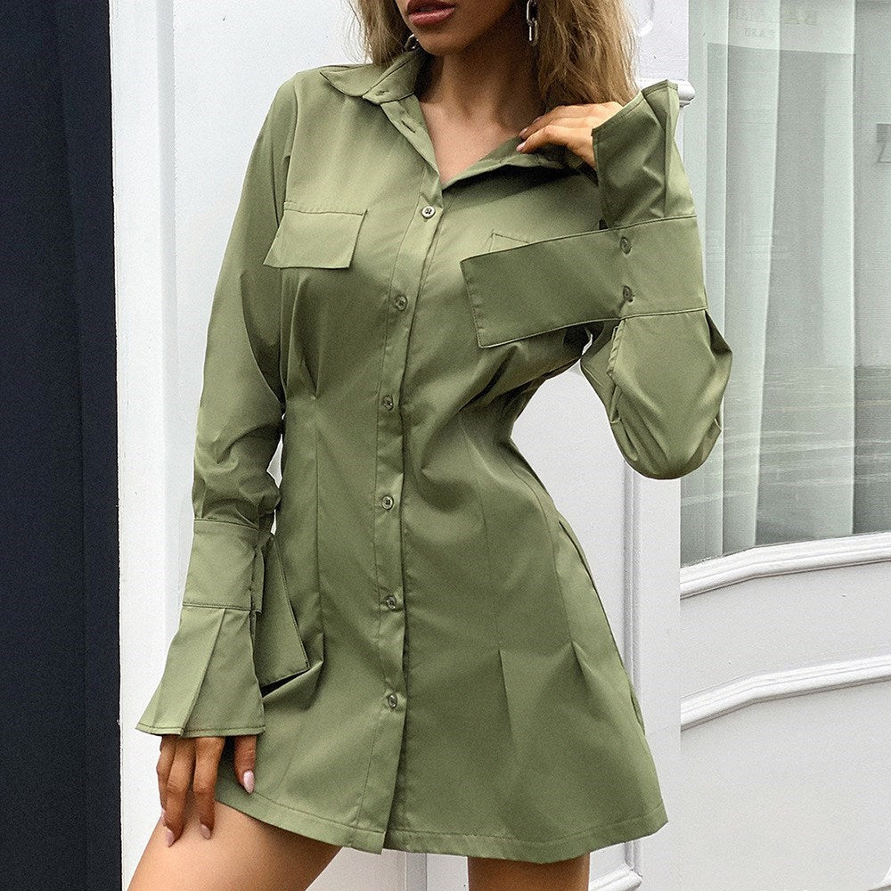 Dress style Korean long sleeve shirt