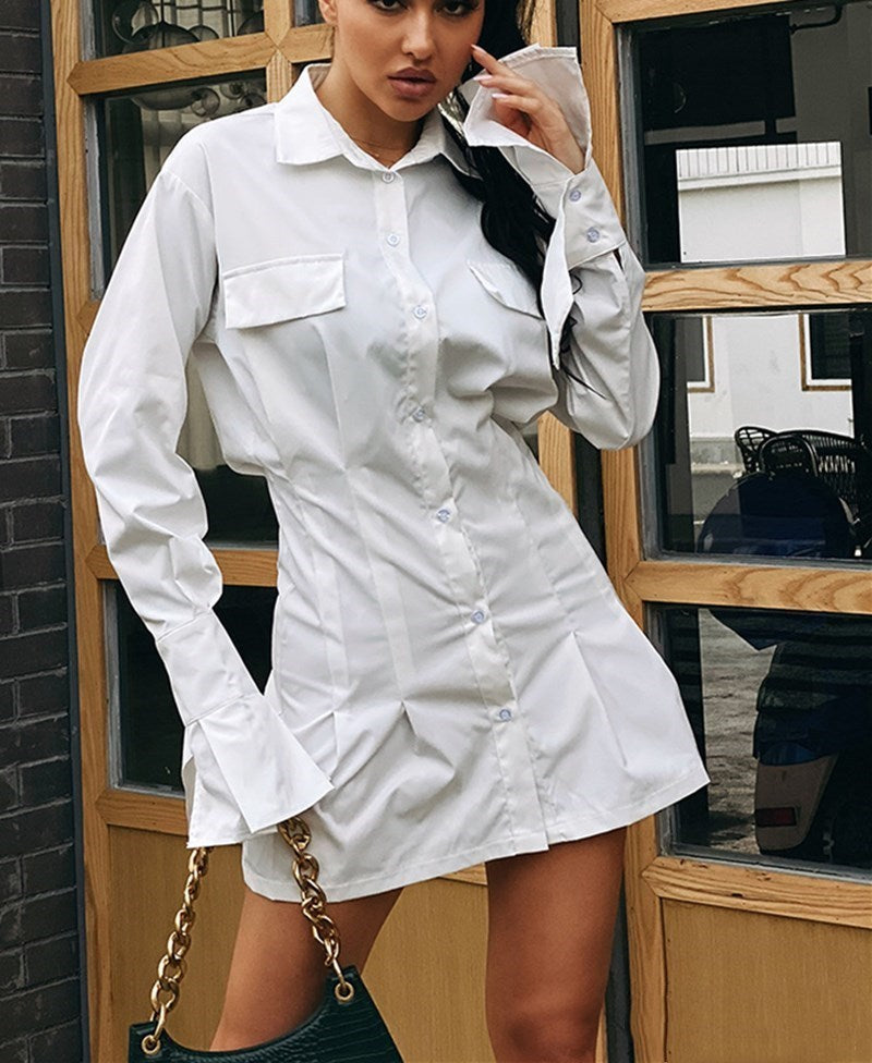 Dress style Korean long sleeve shirt