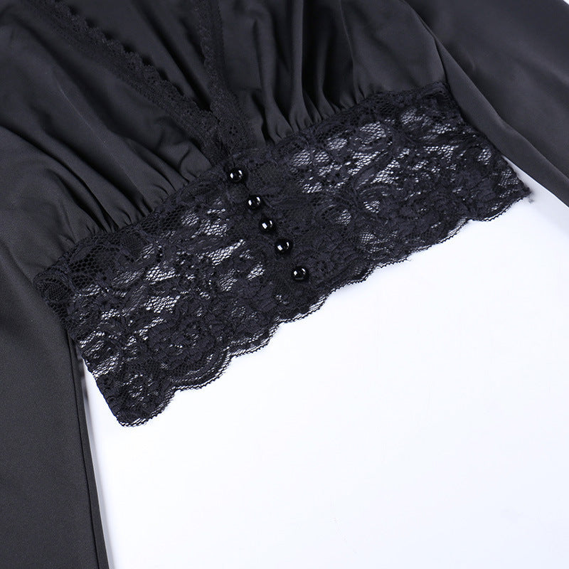 Women's Fashion Solid Color Chiffon Shirt