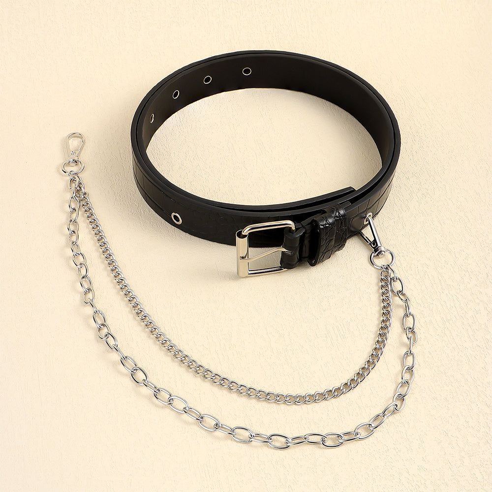 Cool Hip Hop Accessories Hipster Chain Belt With Jeans