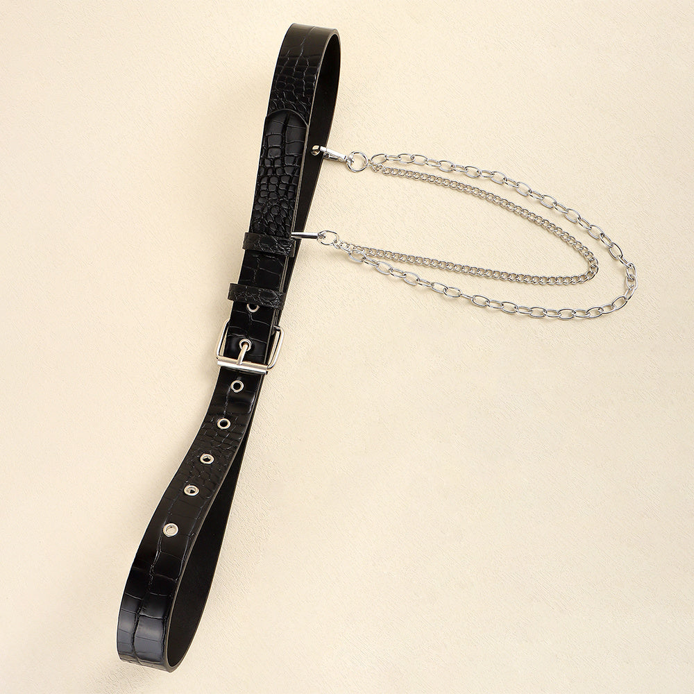 Cool Hip Hop Accessories Hipster Chain Belt With Jeans