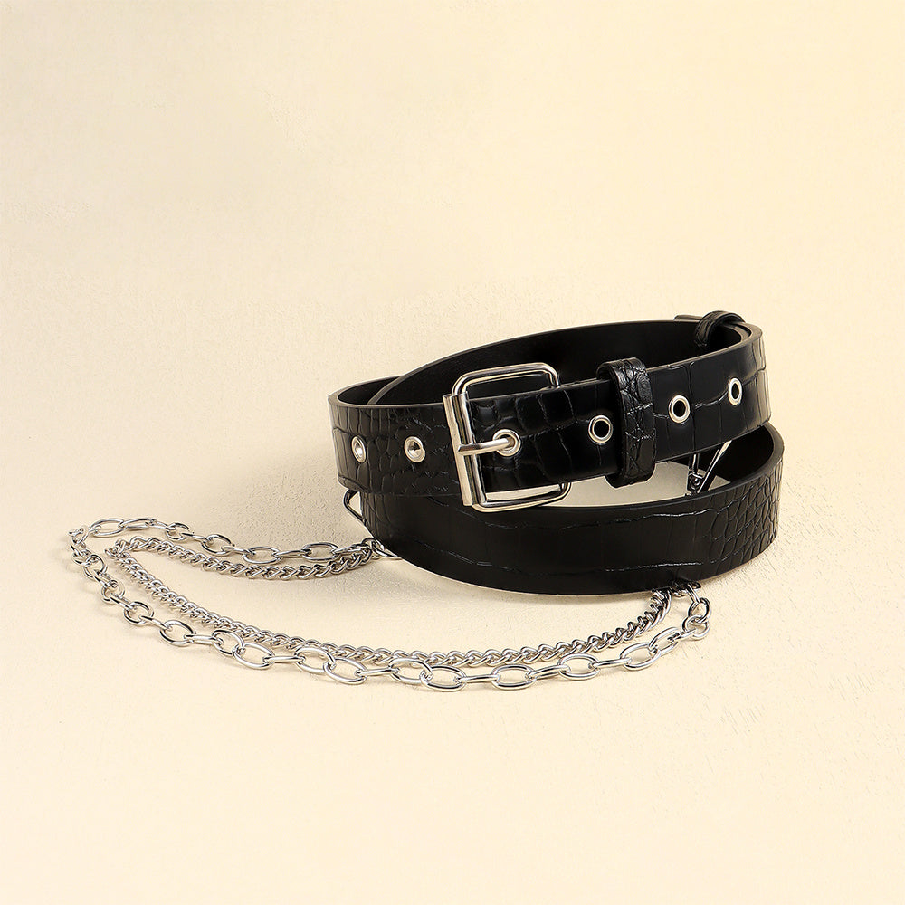 Cool Hip Hop Accessories Hipster Chain Belt With Jeans