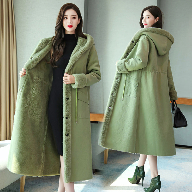 Winter Cotton-padded Jacket Fur Coat