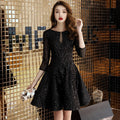 Women's Black Dinner / Cocktail / Birthday Party Short Socialite dress