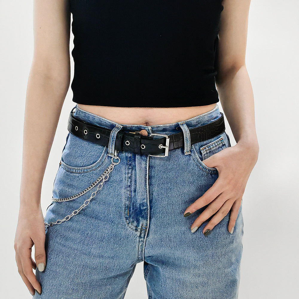 Cool Hip Hop Accessories Hipster Chain Belt With Jeans