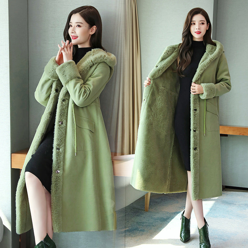 Winter Cotton-padded Jacket Fur Coat