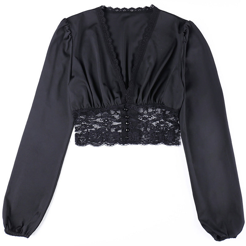 Women's Fashion Solid Color Chiffon Shirt